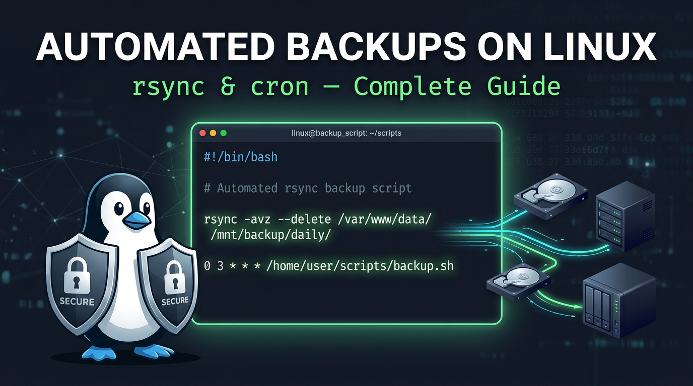 Automated Backups on Linux with rsync and cron